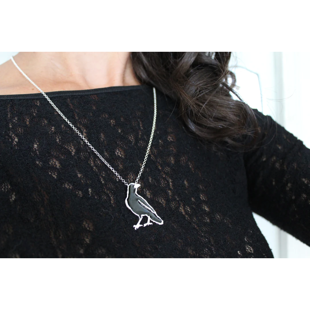 Crow necklace hot sale