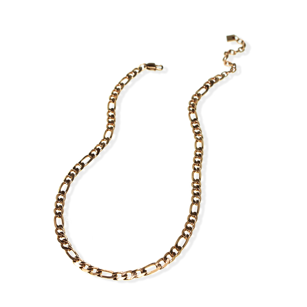 Figaro chain sales rose gold