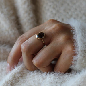 Evelyn Smoky Quartz Ring