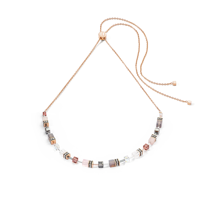 GeoCUBE Iconic Nature Chain Rose Necklace