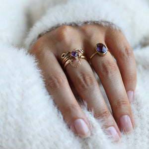 Evelyn Amethyst Ring