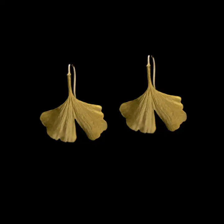 Gingko Wire Earrings