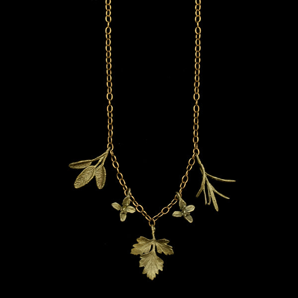 Petite Herb Charm Necklace