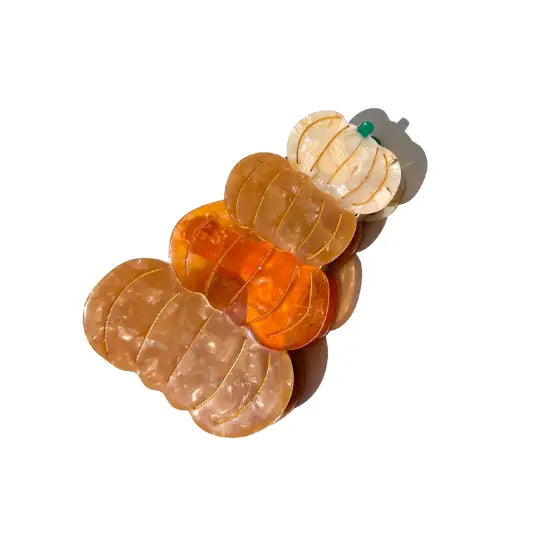 Pumpkin Stack Claw Hair Clip