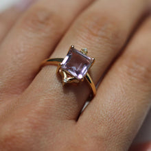 Diana Pink Amethyst Ring