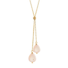 Lantern Lariat Pink Pearl