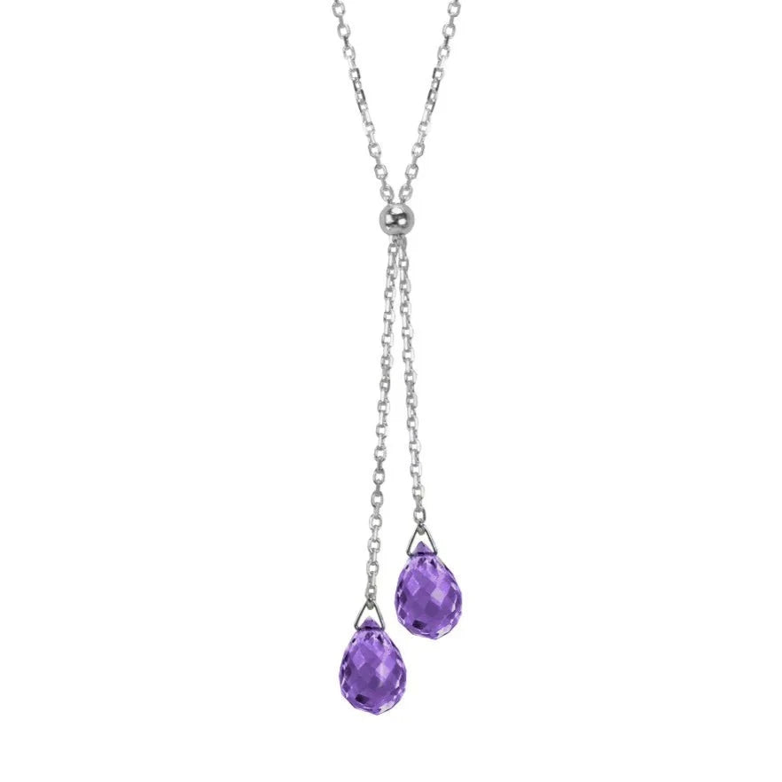 Lantern Lariat Amethyst