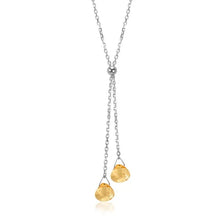 Lantern Lariat Citrine