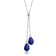 Lantern Lariat Lapis Lazuli