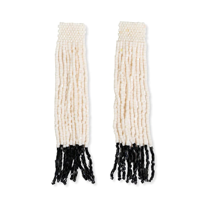 Ila Thick Stripe Luxe Fringe Earrings