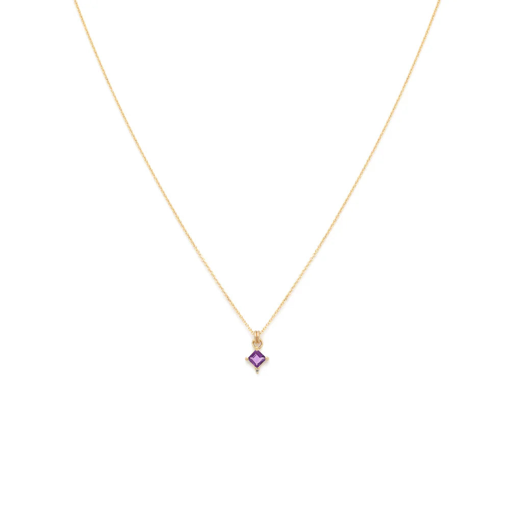 Mini Diana Amethyst Necklace