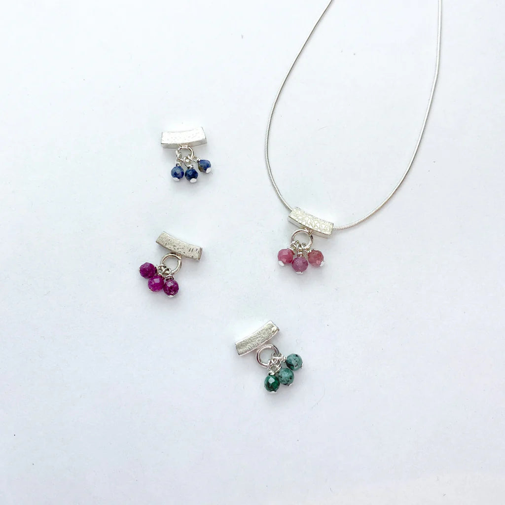 Birthstone Berry Slider Necklace