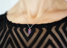 Refract Ruby & Amethyst Necklace