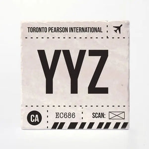 Toronto Airport Code Coasters