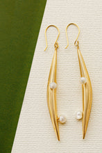 Double Pearl Pod Earrings