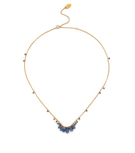 Sapphire Oval Beads Necklace