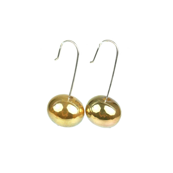 Alicia Niles Bubble Bead Gold Earrings GR103HE