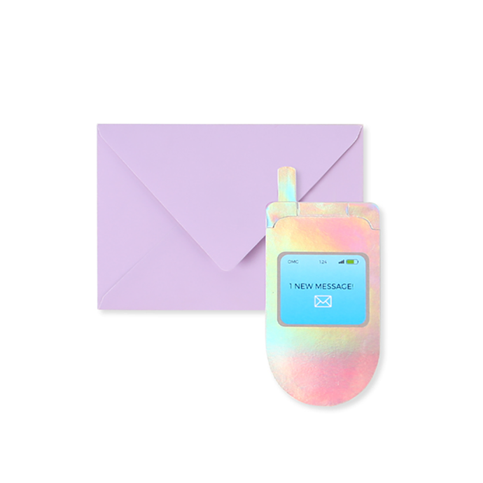 Dear Alchemy Flip Phone Mini Greeting Card DAL020