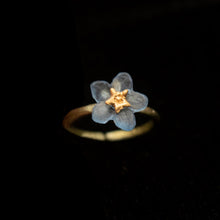Silver Seasons Forget Me Not Ring 8439BZ