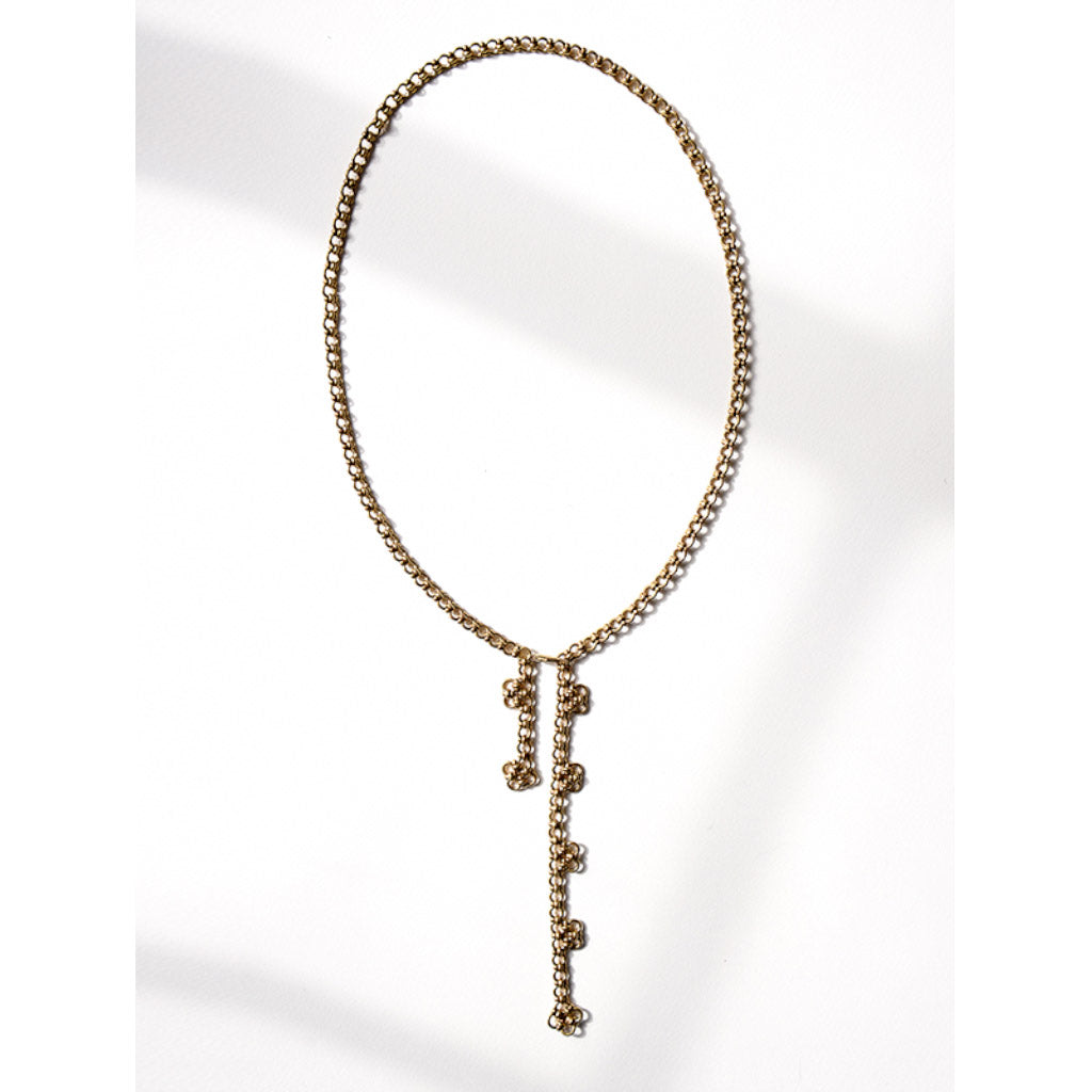 Michelle Ross Mele Brass Necklace MN02