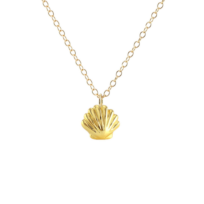 Kris Nations Seashell Necklace Gold N904-G