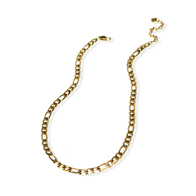 jj+rr Sofia Figaro Necklace Gold 3N6G